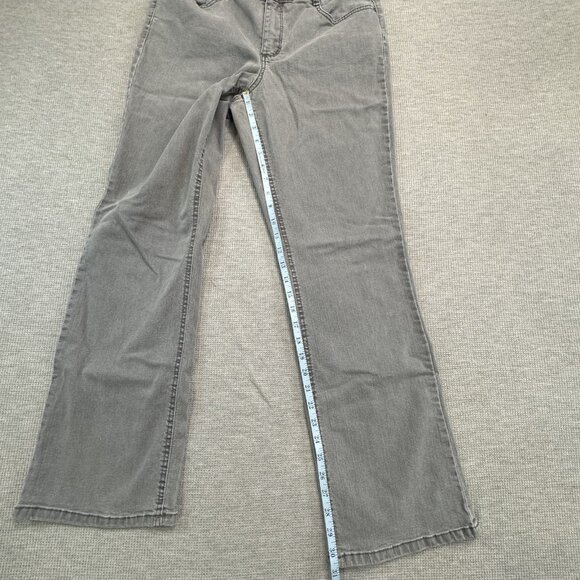 Laura Ashley Womens Size 12 Jeans Gray Denim Bootcut Leg Jeans Mid Rise Stretch - Picture 8 of 14